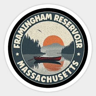 Framingham Reservoir Massachusetts Sticker